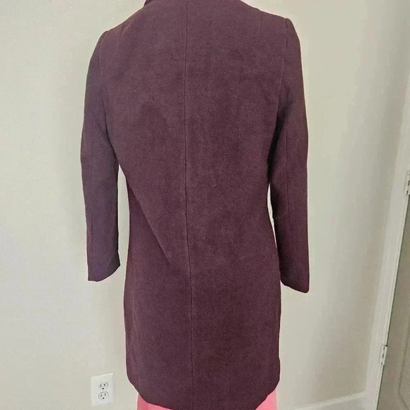 BooHoo Petite Kara Double Breasted Military Duster Size 6 - Picture 8 of 15